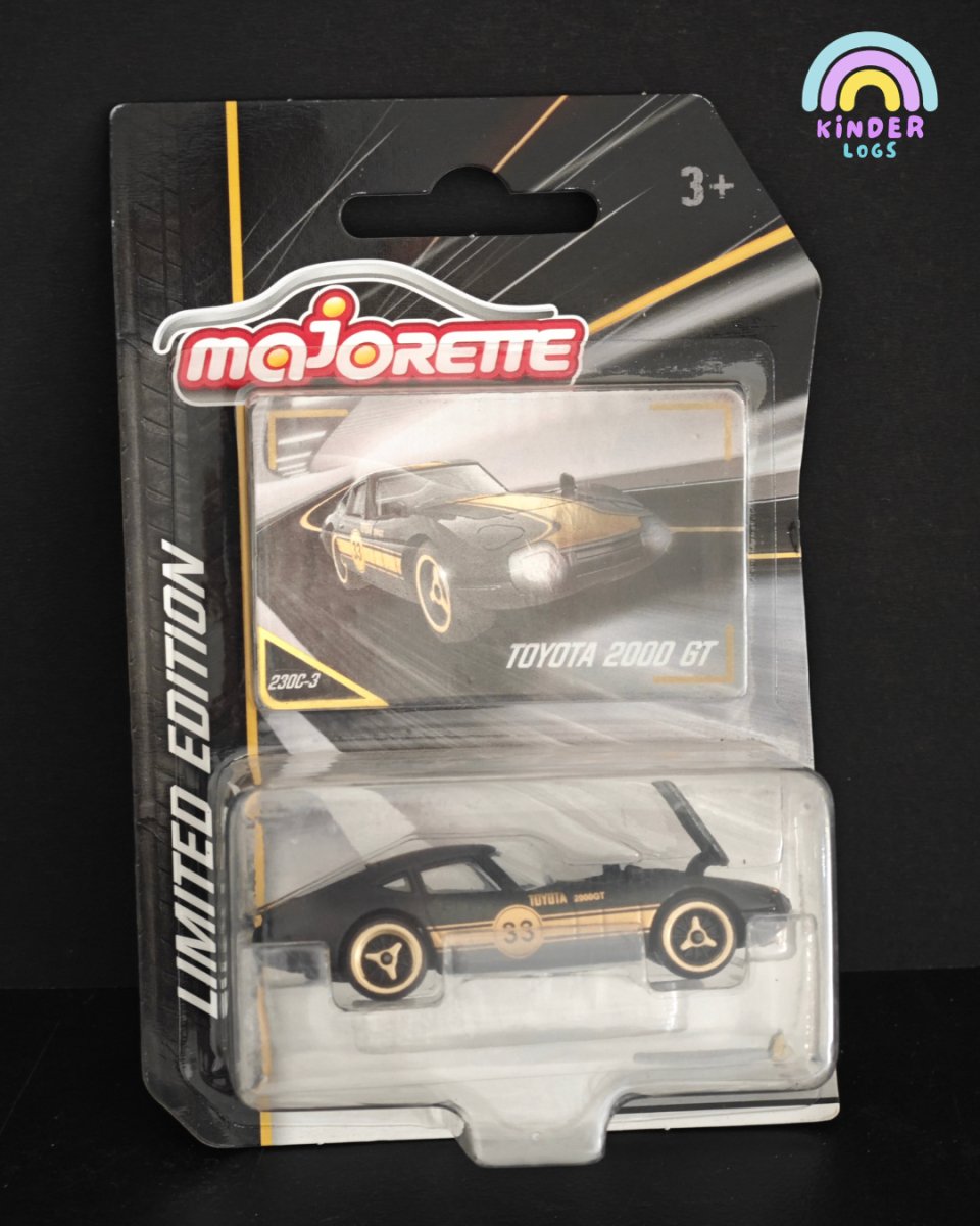 Majorette Toyota 2000 GT Limited Edition Model - Kinder Logs