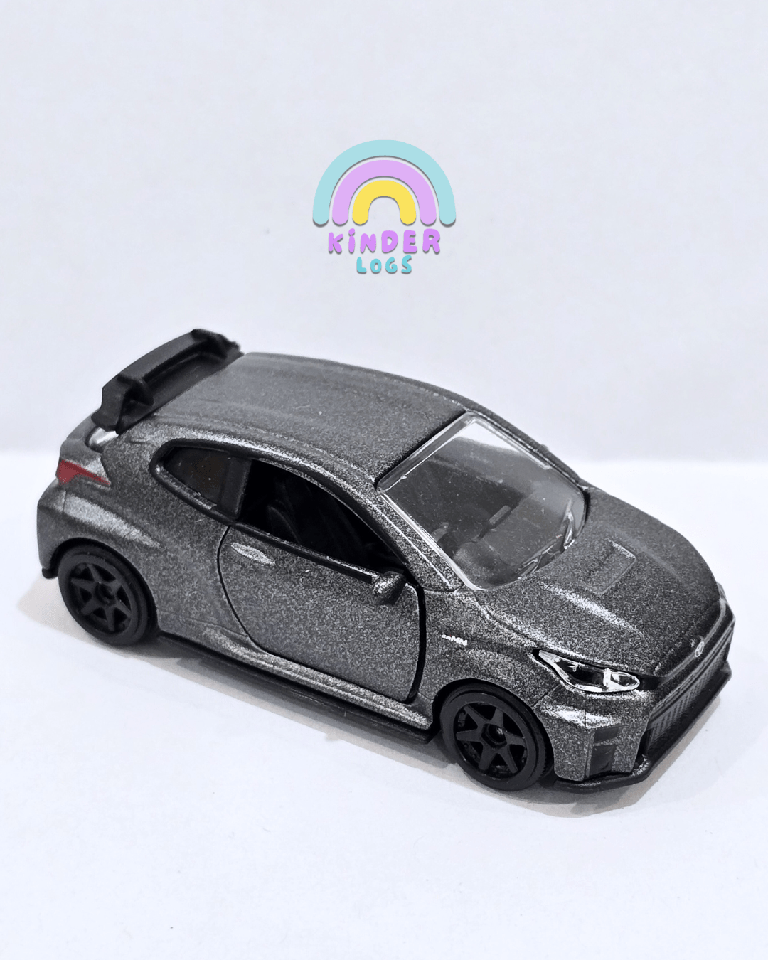 Majorette Toyota GRMN Yaris - Grey (Uncarded) - Kinder Logs