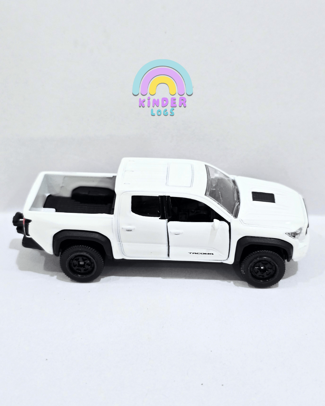 Majorette Toyota Tacoma TRD Pro - White (Uncarded) - Kinder Logs