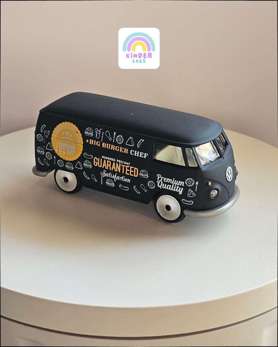 Majorette Volkswagen Bus - Big Burger Chef (Uncarded) - Kinder Logs