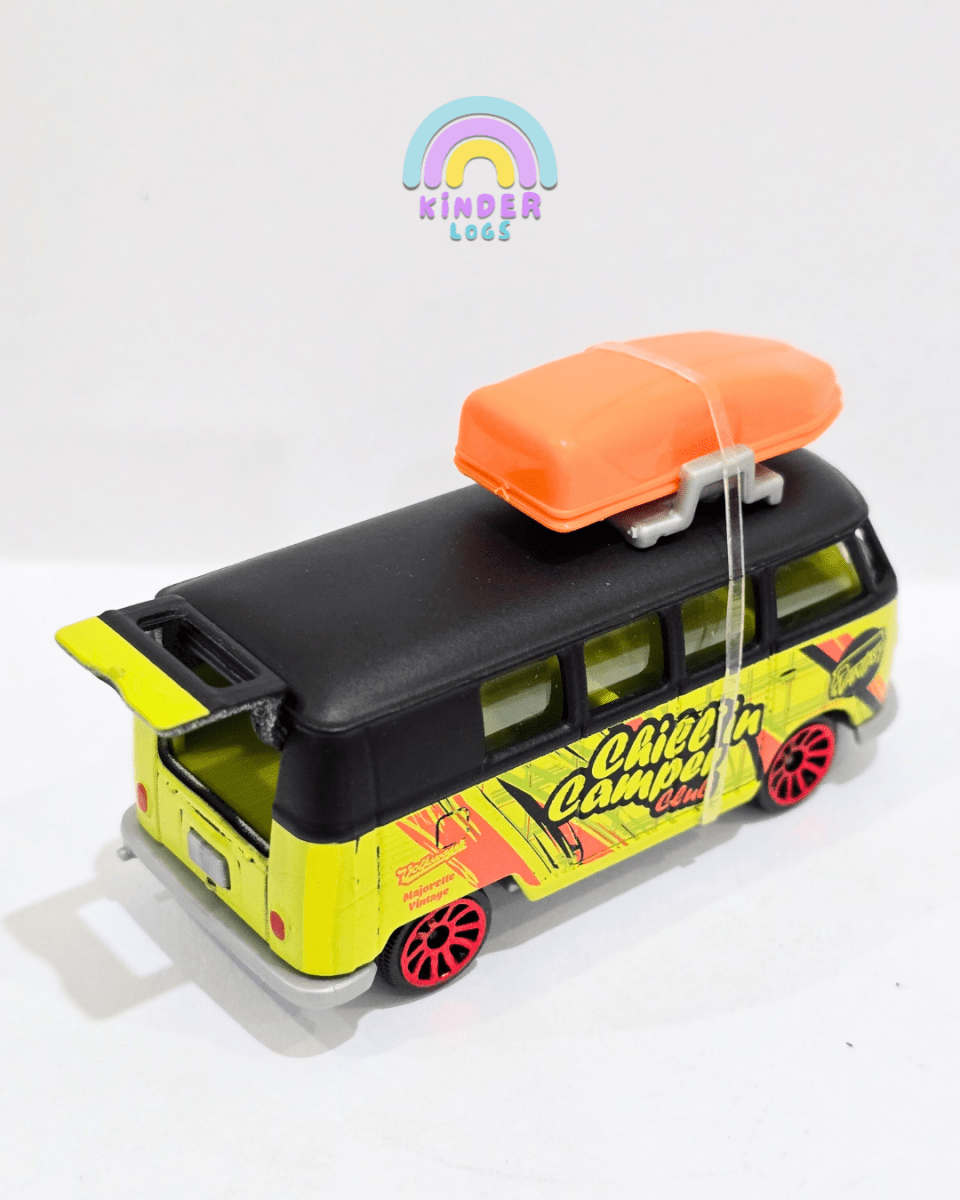 Majorette Volkswagen Bus - Chilling Camper Club (Uncarded) - Kinder Logs