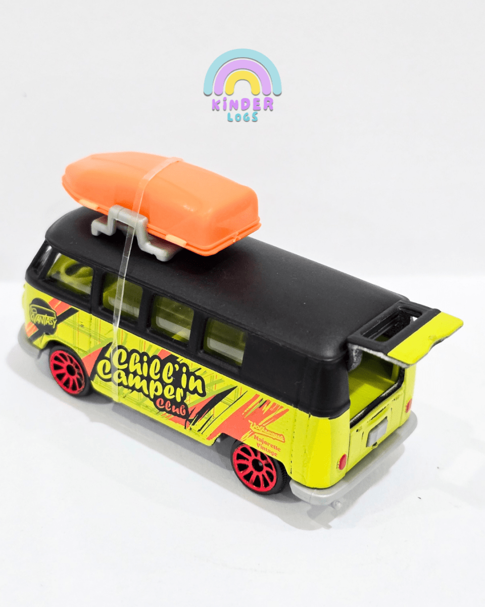 Majorette Volkswagen Bus - Chilling Camper Club (Uncarded) - Kinder Logs