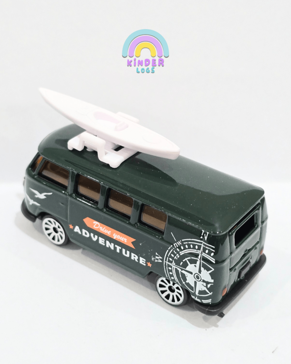 Majorette Volkswagen Bus - Drive Your Adventure (Uncarded) - Kinder Logs
