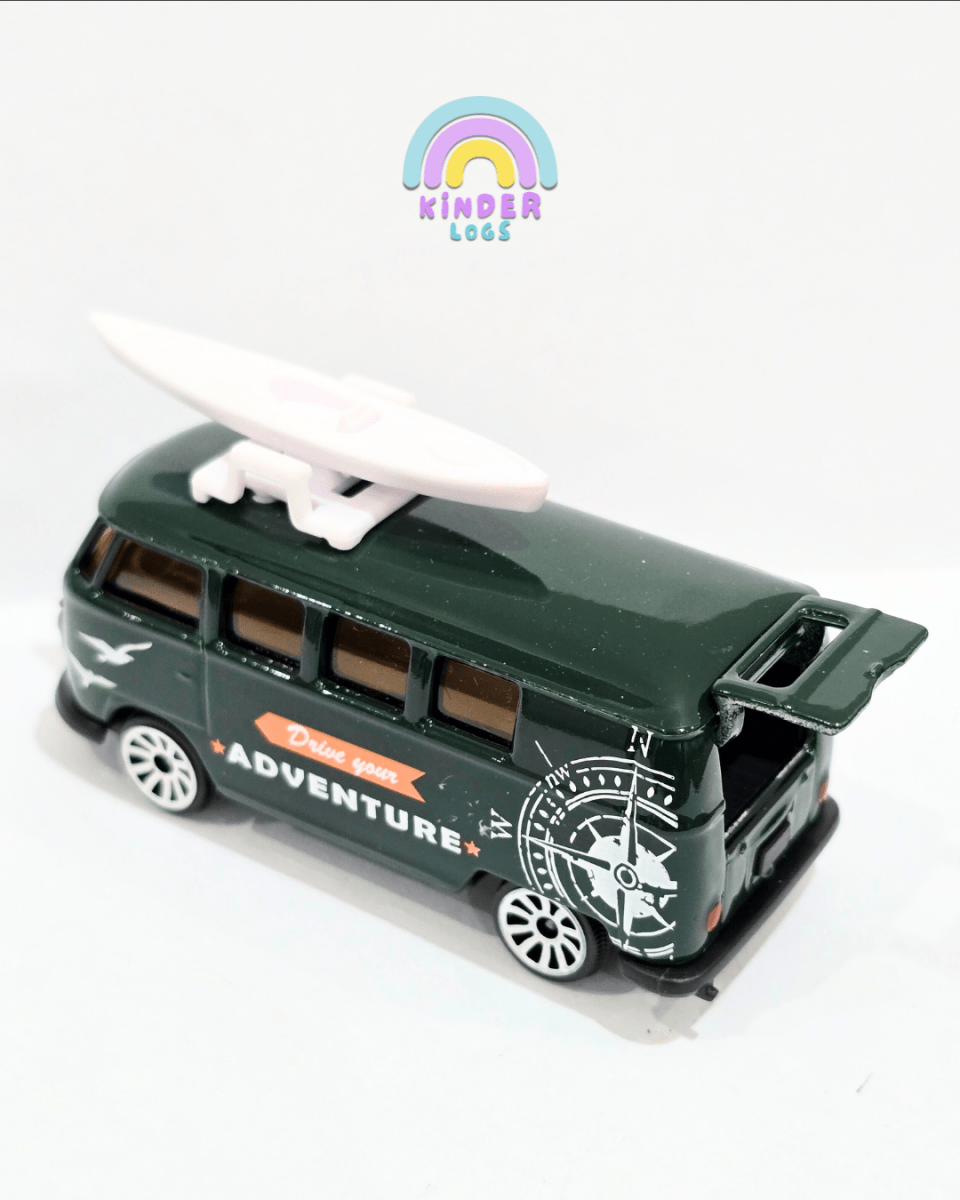 Majorette Volkswagen Bus - Drive Your Adventure (Uncarded) - Kinder Logs