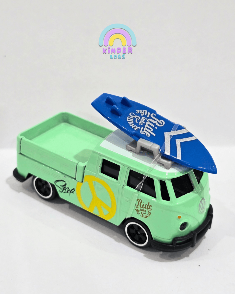 Majorette Volkswagen Bus - Ride Into The Sunset (Uncarded) - Kinder Logs