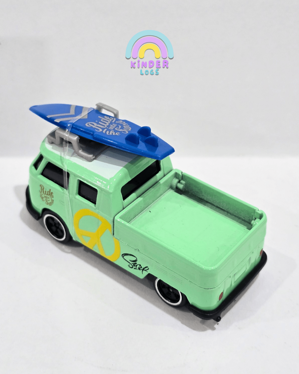 Majorette Volkswagen Bus - Ride Into The Sunset (Uncarded) - Kinder Logs