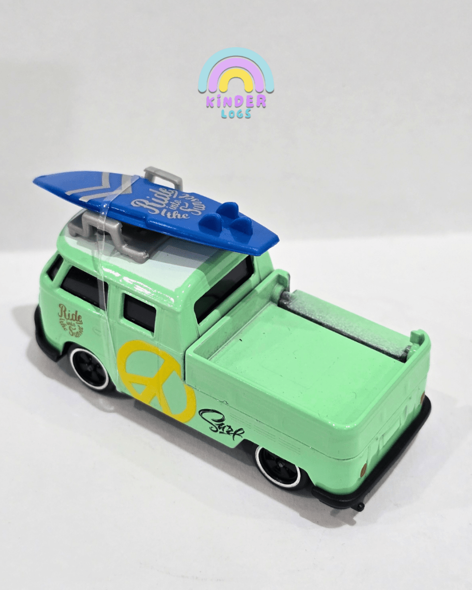 Majorette Volkswagen Bus - Ride Into The Sunset (Uncarded) - Kinder Logs