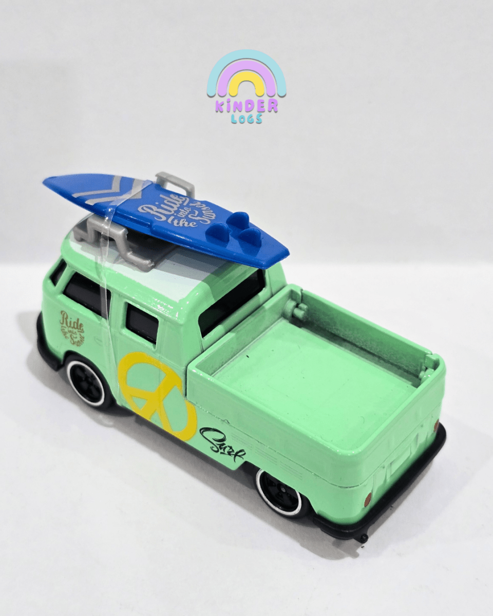 Majorette Volkswagen Bus - Ride Into The Sunset (Uncarded) - Kinder Logs