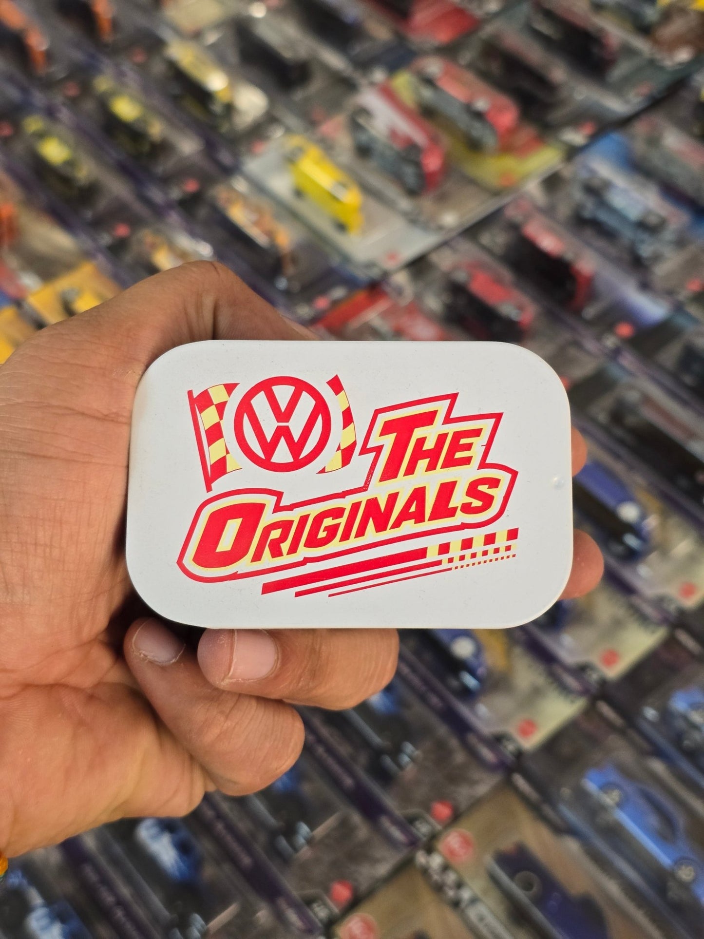 Majorette Volkswagen Golf - Red - With Metal Box (Uncarded) - Kinder Logs