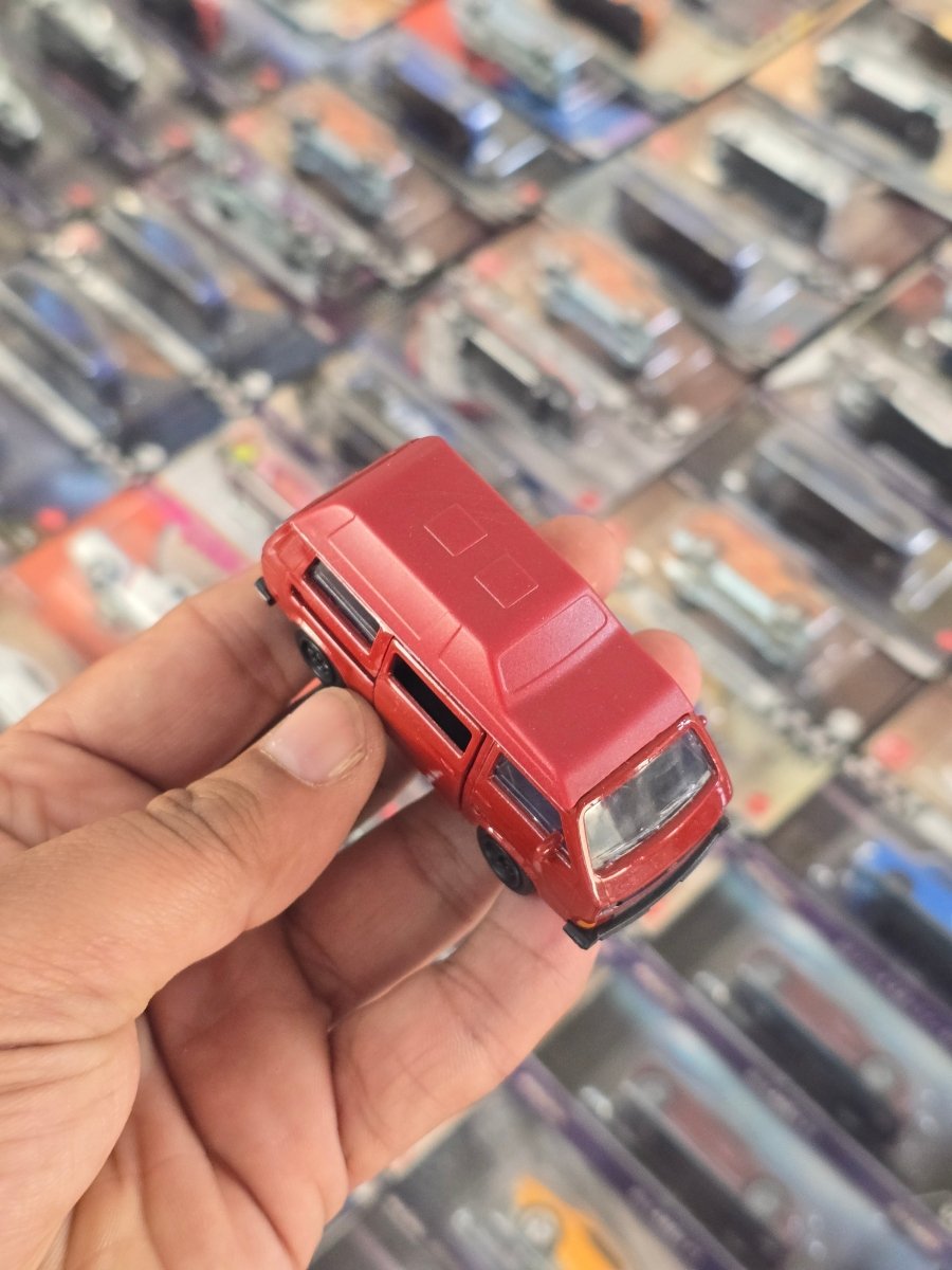 Majorette Volkswagen T3 Van - Maroon (Uncarded) - Kinder Logs