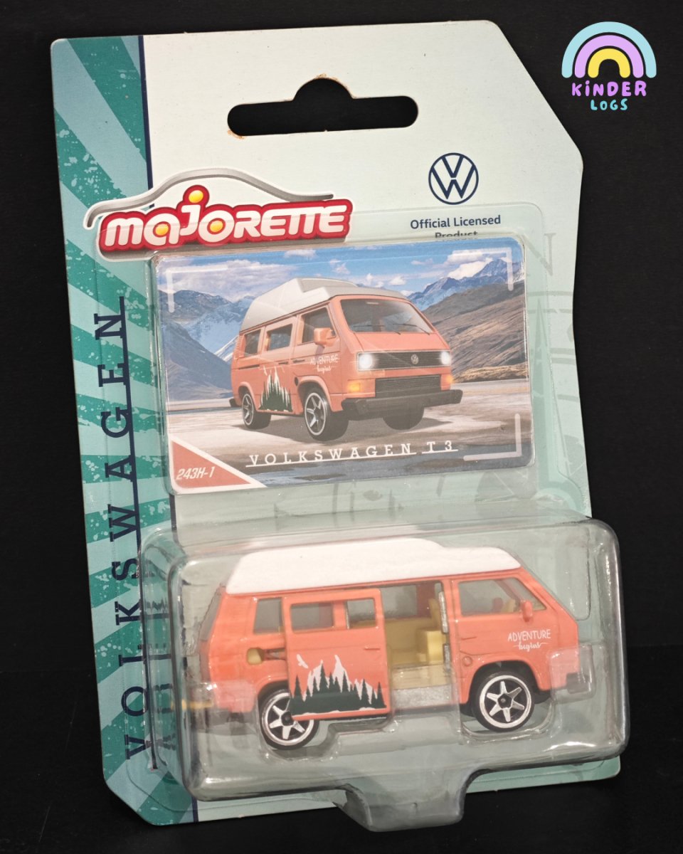 Majorette Volkswagen T3 Van With A Sliding Door - Kinder Logs
