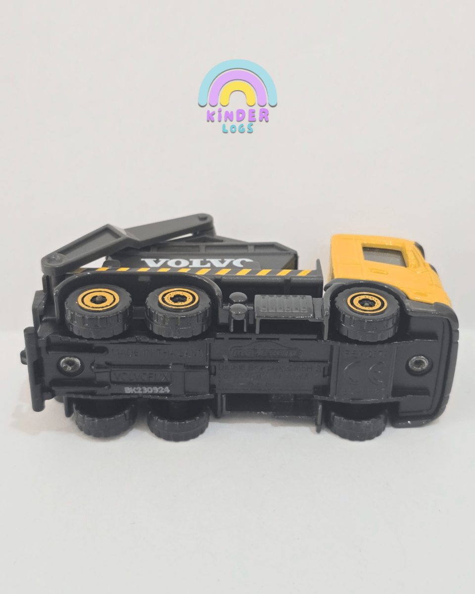Majorette Volvo Truck - FMX Skip (Uncarded) - Kinder Logs