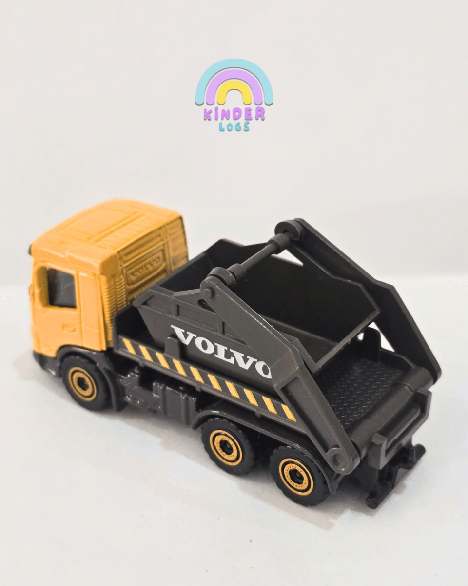 Majorette Volvo Truck - FMX Skip (Uncarded) - Kinder Logs