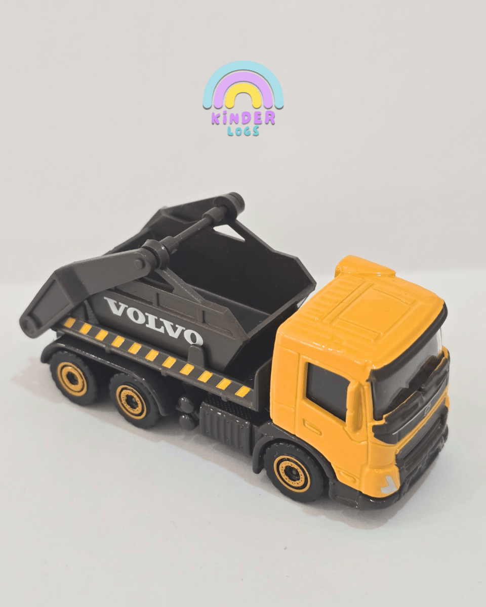Majorette Volvo Truck - FMX Skip (Uncarded) - Kinder Logs