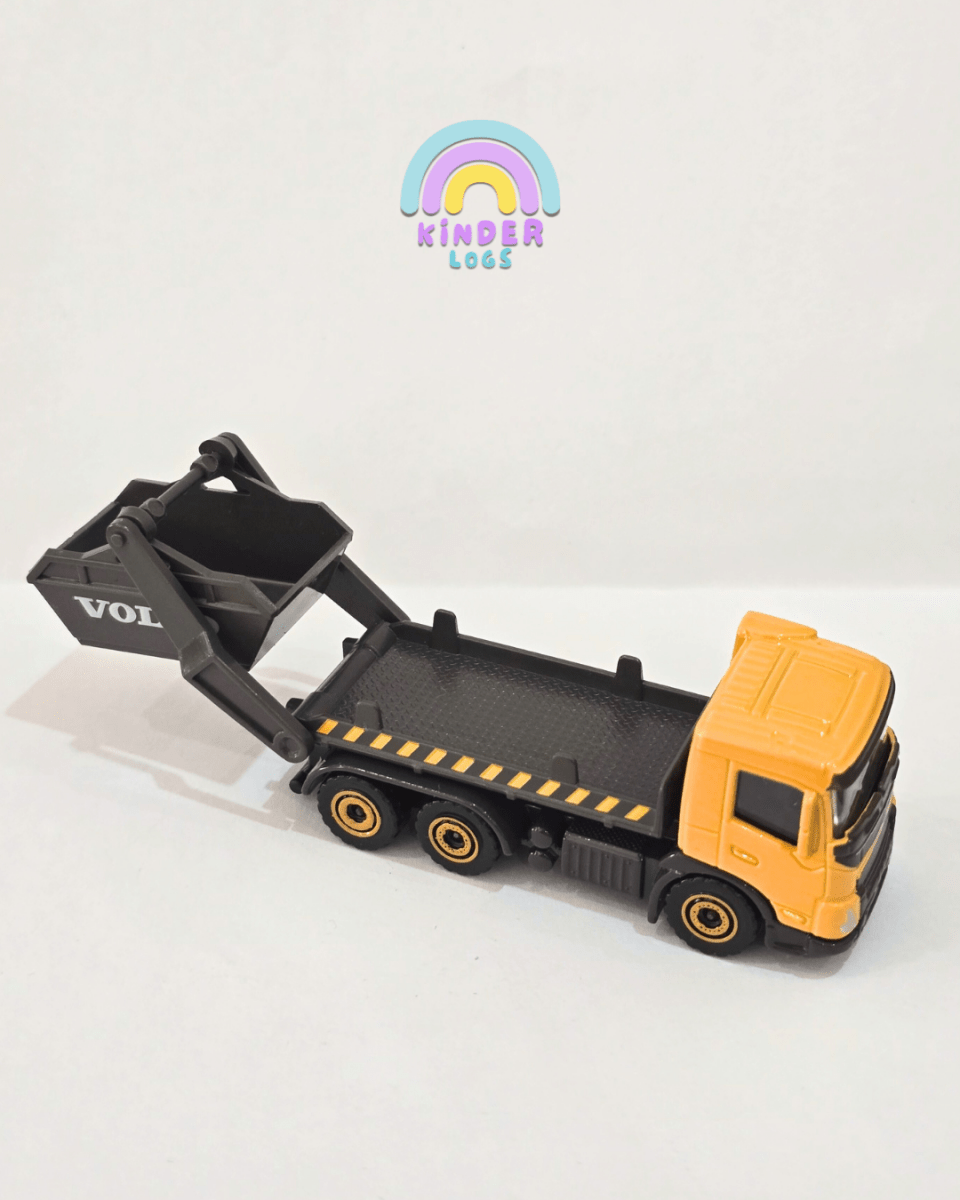 Majorette Volvo Truck - FMX Skip (Uncarded) - Kinder Logs