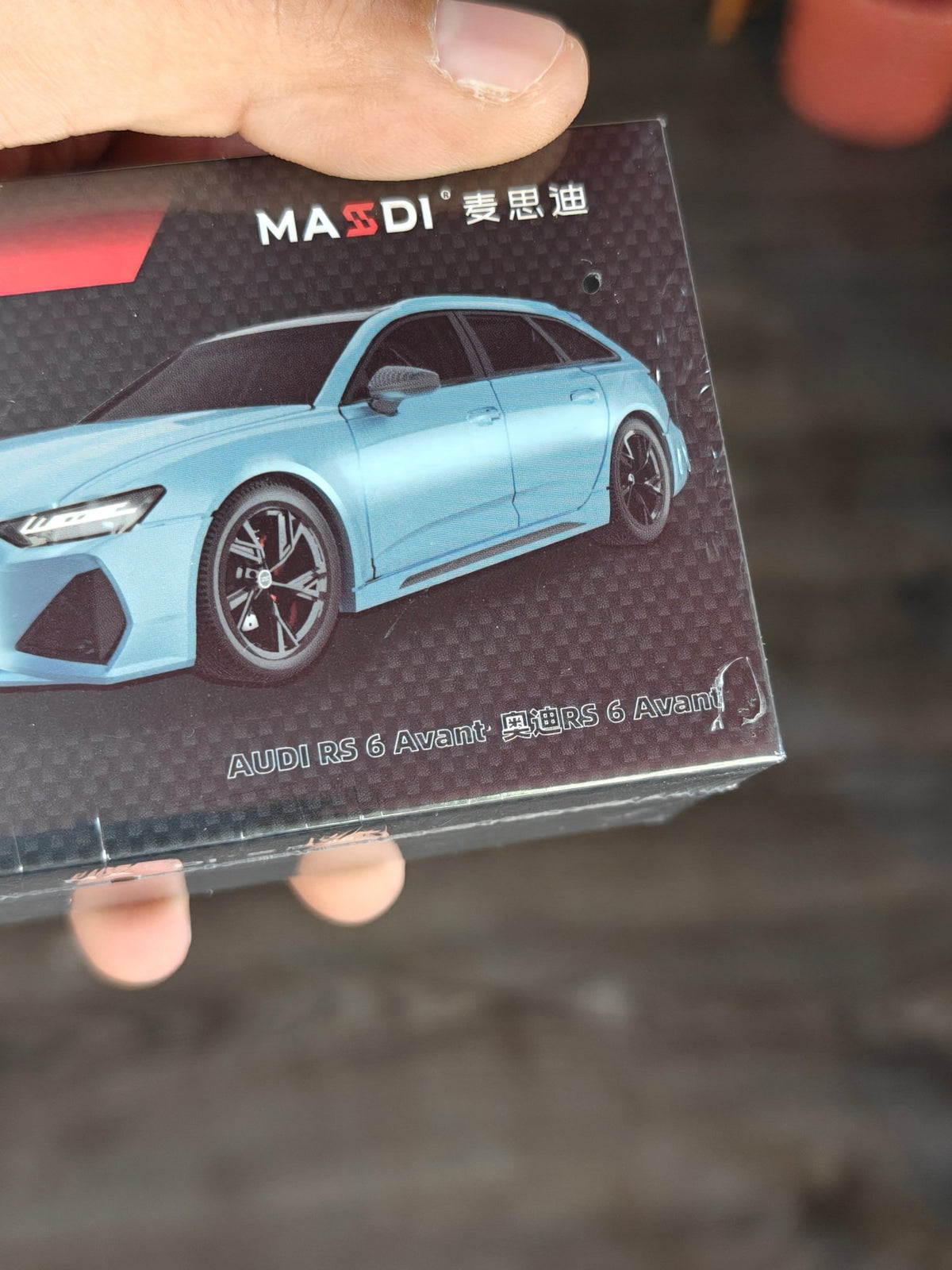 Massdi Audi RS6 Avant - Blue (Sealed Box) - Kinder Logs