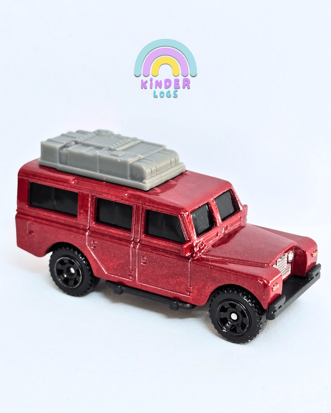 Matchbox 1966 Land Rover Gen II - Red (Uncarded - New) - Kinder Logs