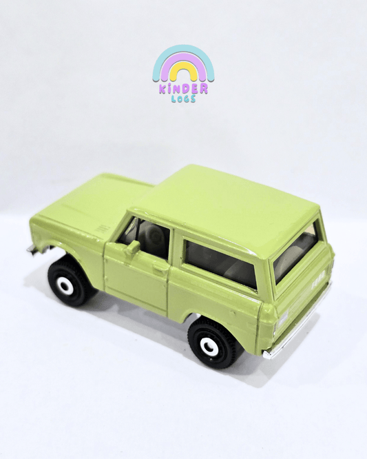 Matchbox 1970 Ford Bronco - Light Green (Uncarded) - Kinder Logs