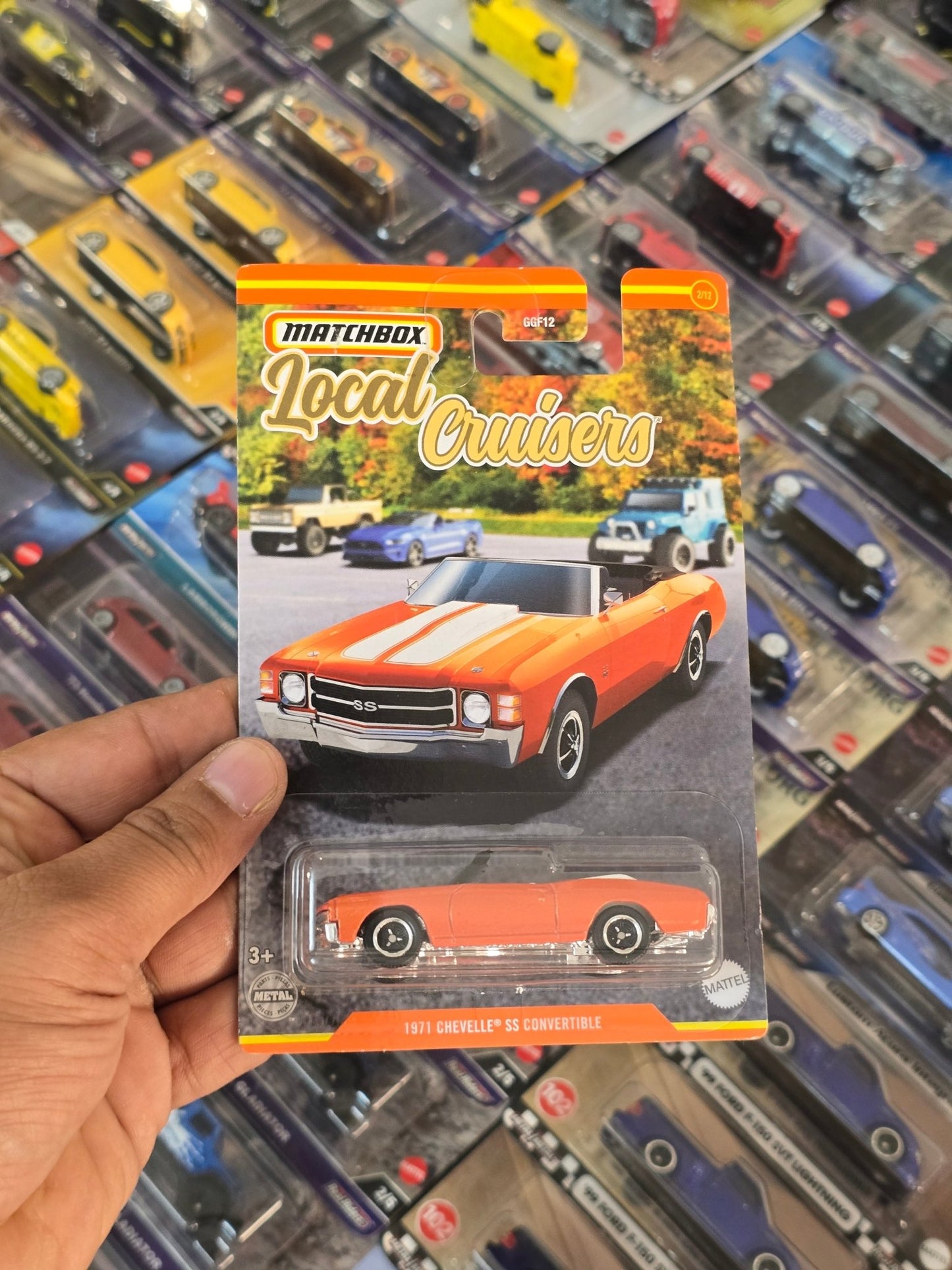Matchbox 1971 Chevrolet Chevelle SS Convertible (Imported) - Kinder Logs