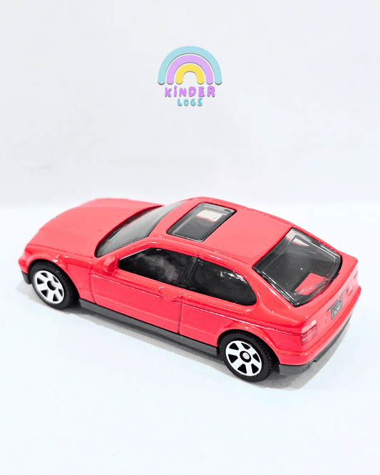 Matchbox 1995 BMW 318 Ti - Red (Uncarded) - Kinder Logs