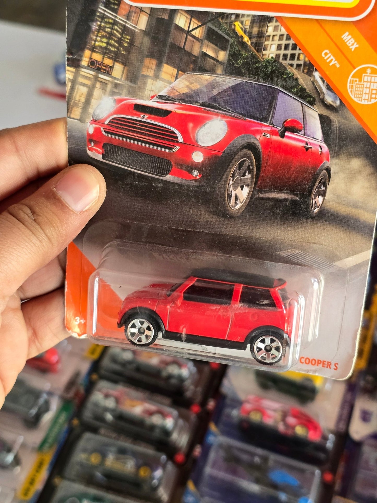 Matchbox 2003 Mini Cooper S - Kinder Logs