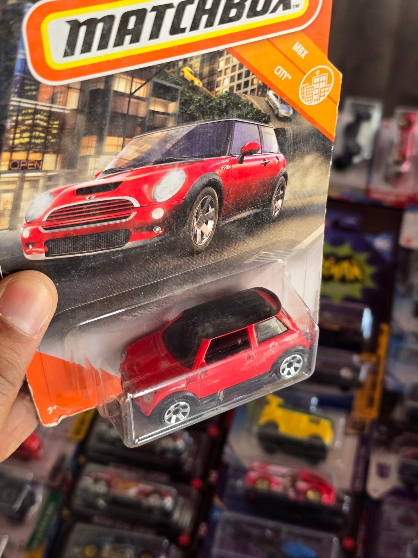 Matchbox 2003 Mini Cooper S - Kinder Logs