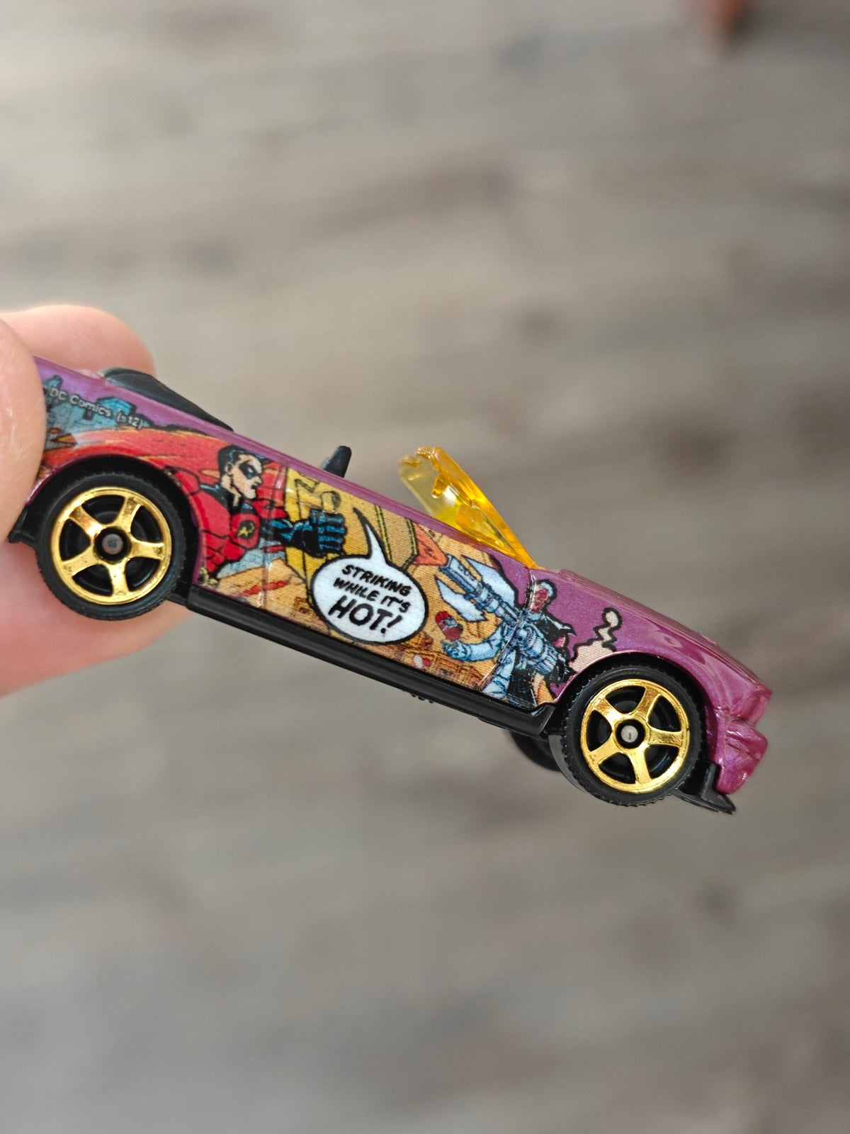 Matchbox 2007 Shelby GT500 Convertible - Purple (Uncarded - New) - Kinder Logs