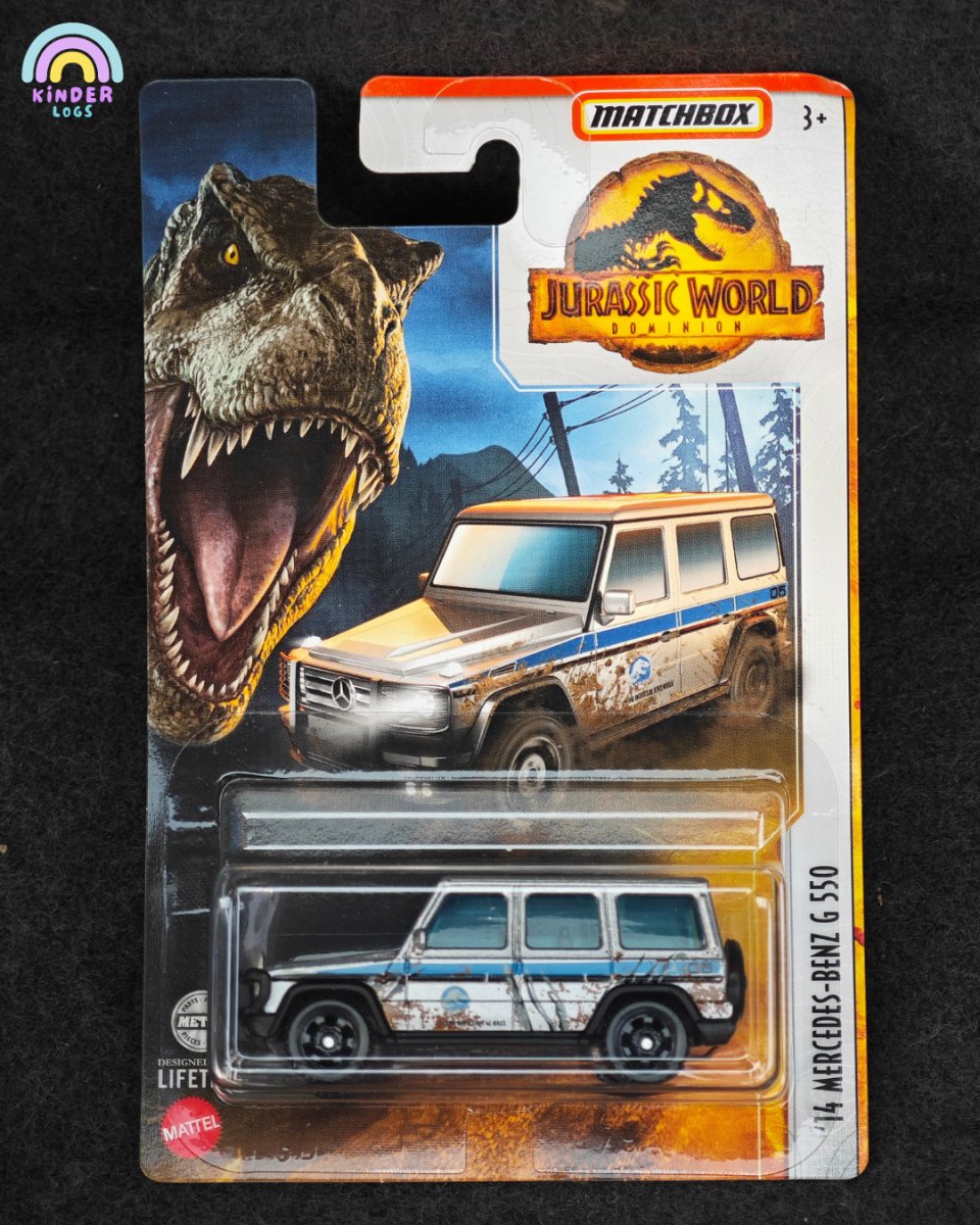 Matchbox 2014 Mercedes - Benz G550 - Jurassic World Edition - Kinder Logs