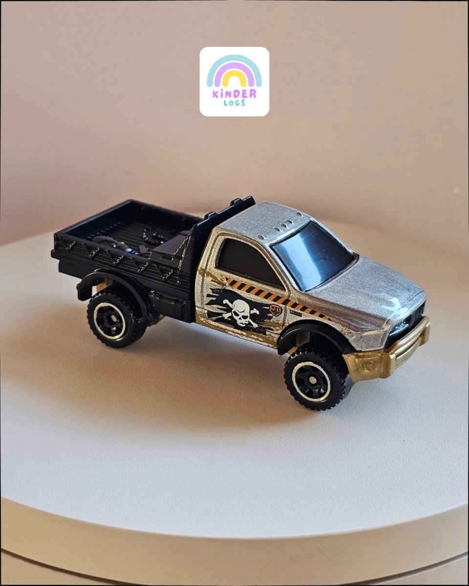 Matchbox 2016 Dodge RAM Utility Flatbed (Uncarded) - Kinder Logs