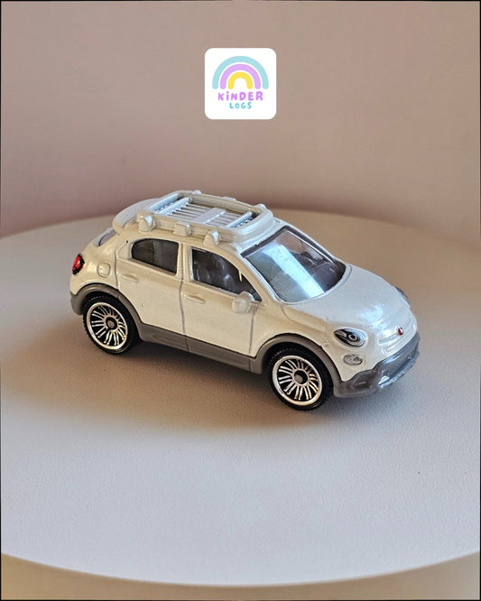 Matchbox 2016 Fiat 500 X (Uncarded) - Kinder Logs