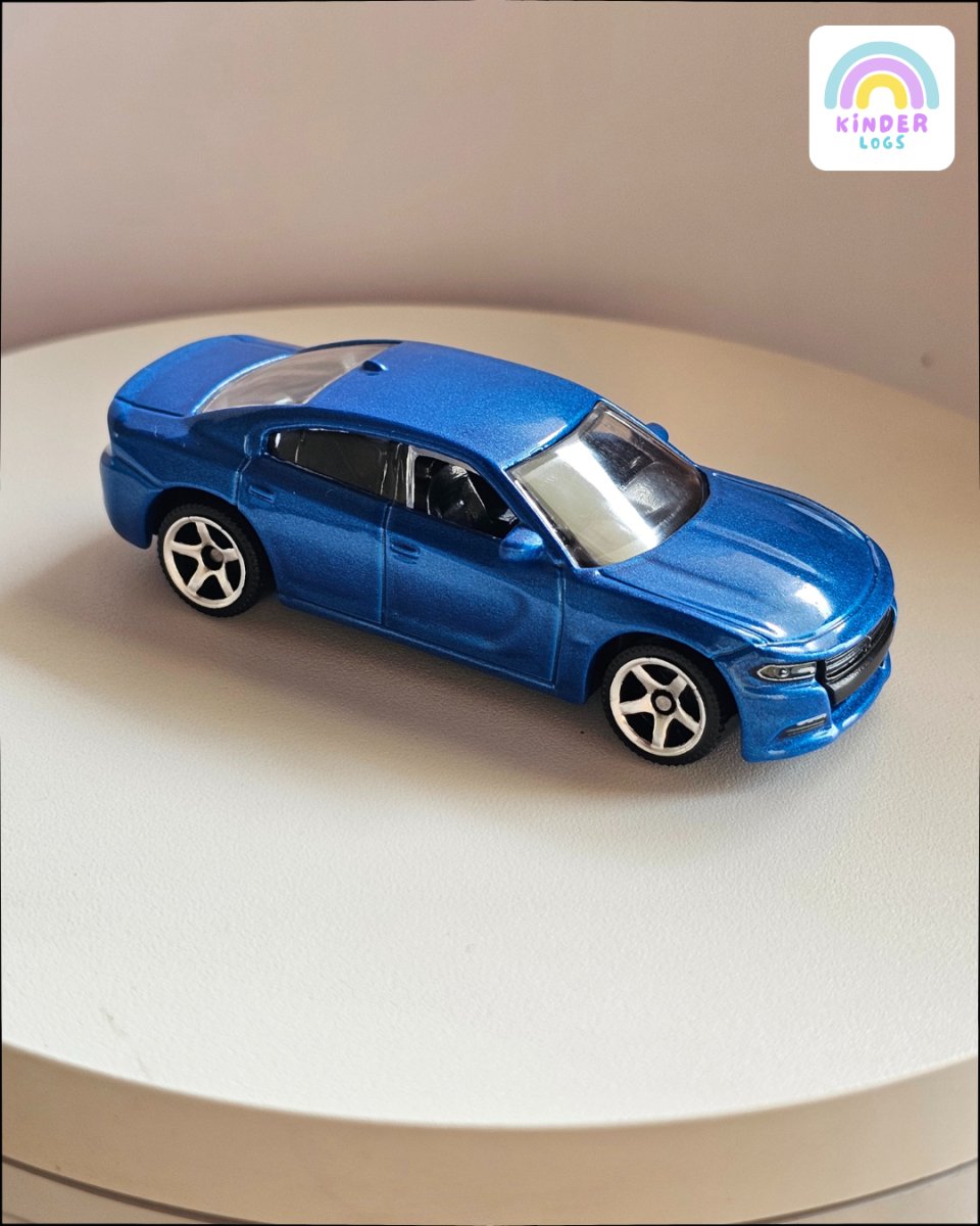 Matchbox 2018 Dodge Charger Muscle Car (Uncarded) - Kinder Logs