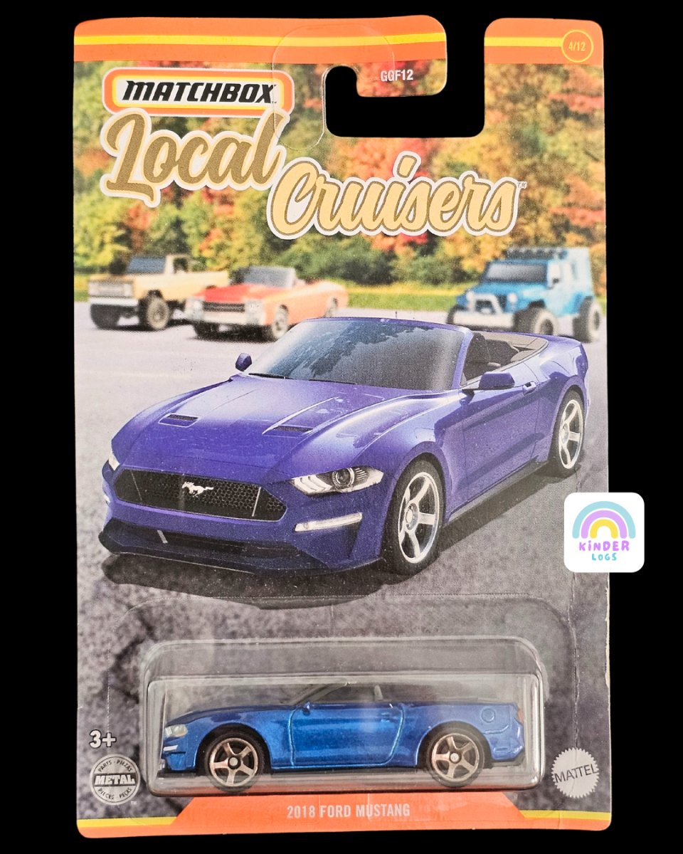 Matchbox 2018 Ford Mustang Sports Car - Kinder Logs
