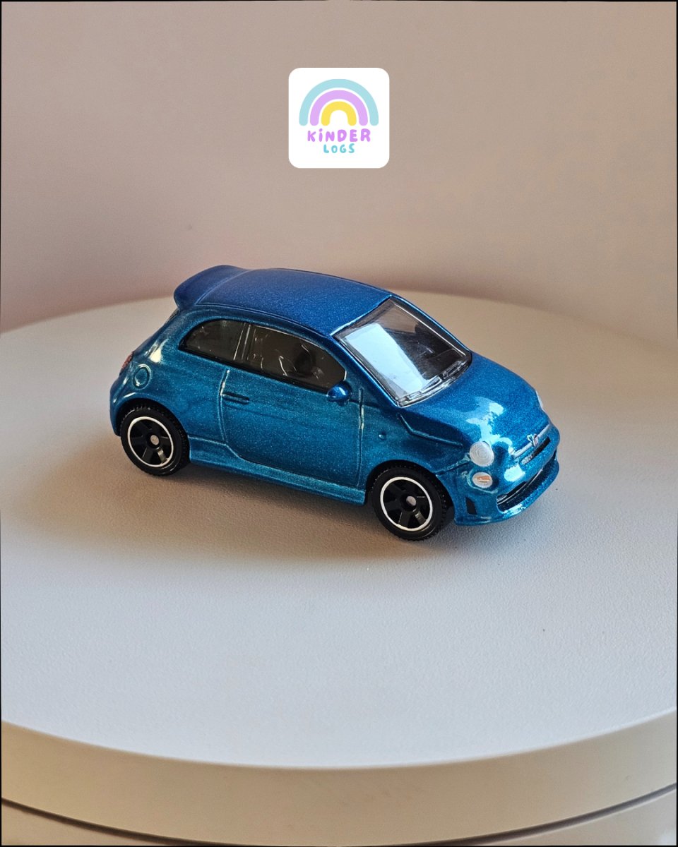 Matchbox 2019 Fiat 500 Turbo (Uncarded) - Kinder Logs