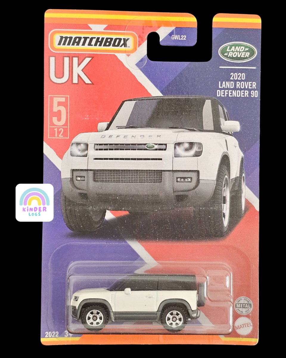 Matchbox 2020 Land Rover Defender 90 - UK Series - Kinder Logs