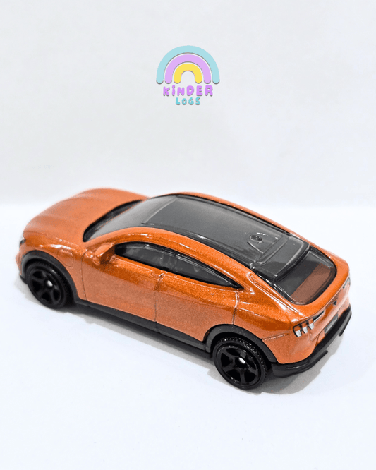 Matchbox 2021 Ford Mustang Mach E - Orange (Uncarded) - Kinder Logs