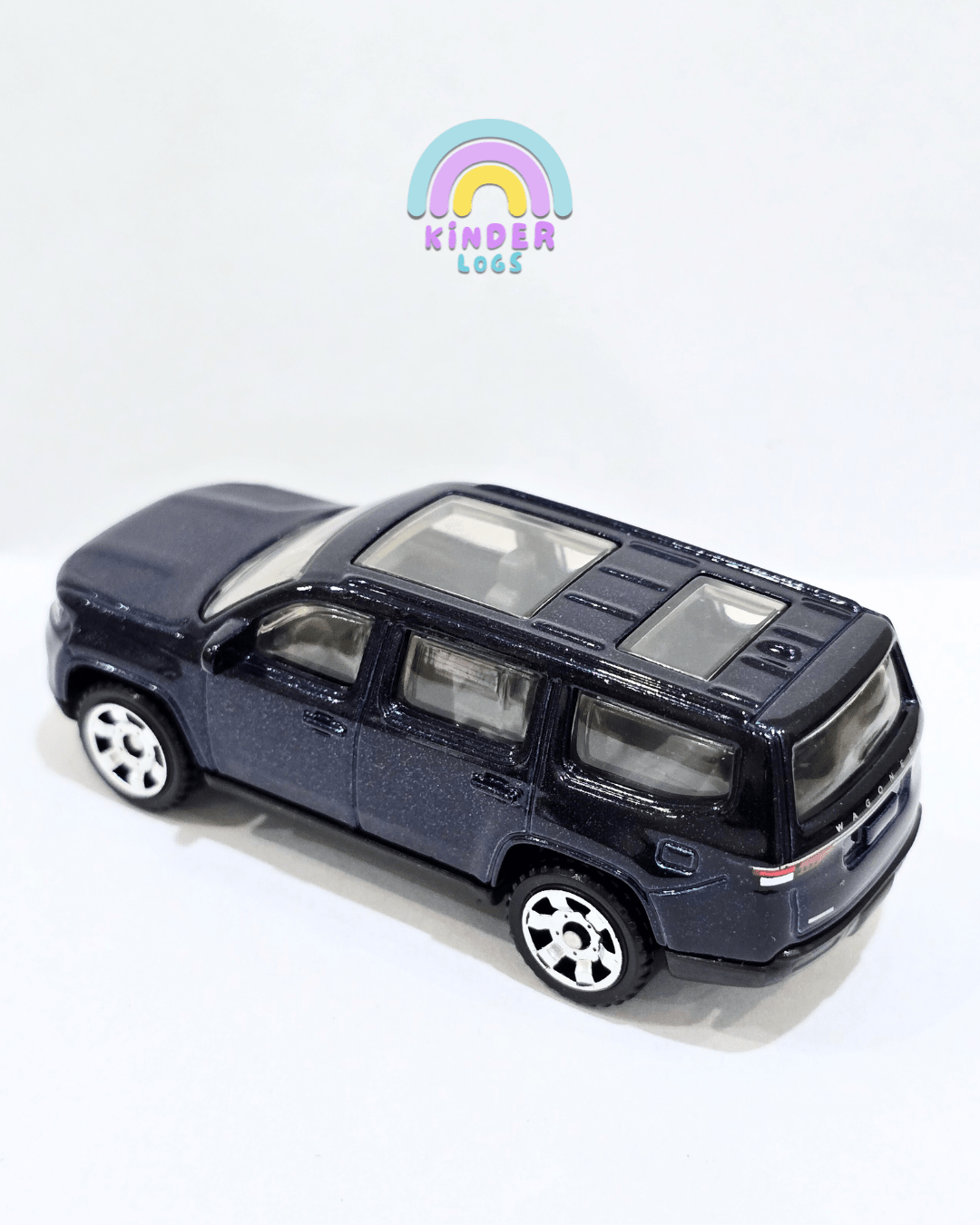 Matchbox 2022 Jeep Wagoneer - Dark Blue (Uncarded) - Kinder Logs
