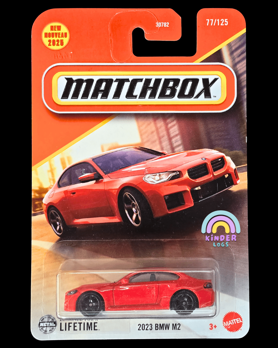 Matchbox 2023 BMW M2 - Red (Imported) - Kinder Logs