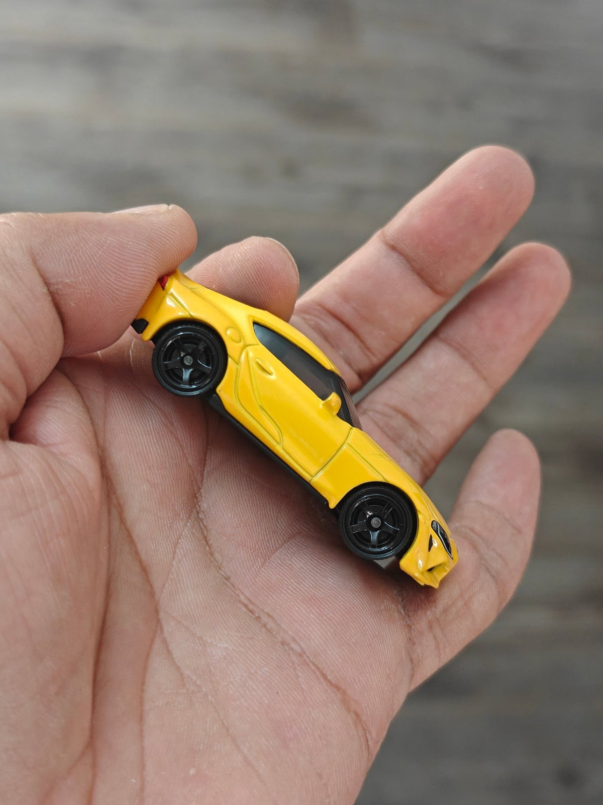 Matchbox 2023 Toyota Supra - Yellow (Uncarded - New) - Kinder Logs