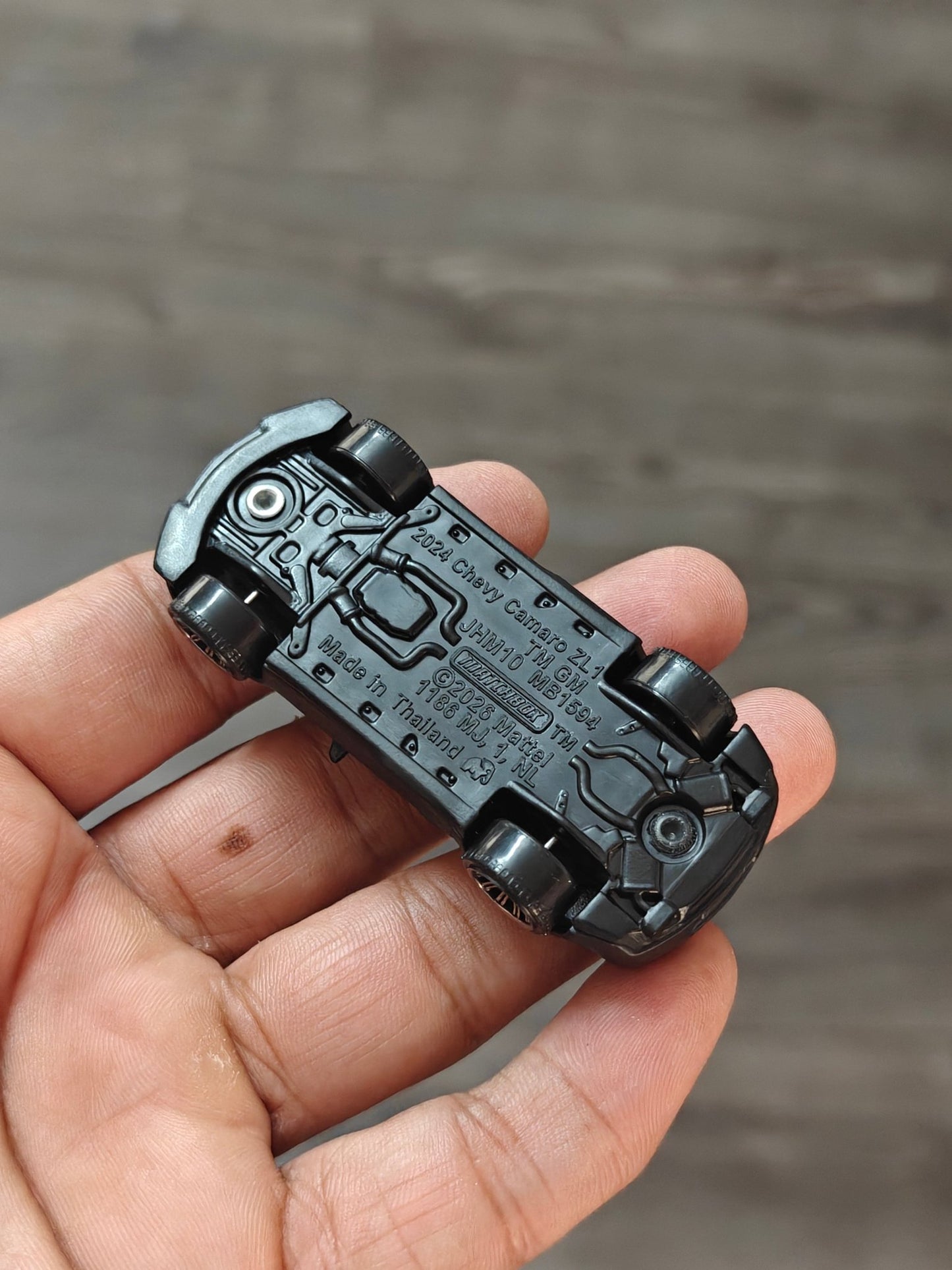 Matchbox 2024 Chevy Camaro ZL1 - Black (Uncarded - New) - Kinder Logs