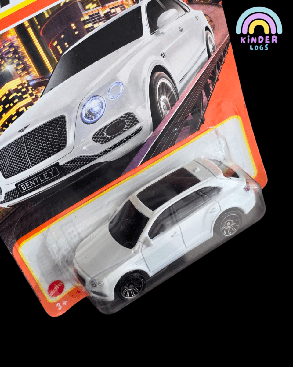 Matchbox Bentley Bentayga - White (Imported) - Kinder Logs