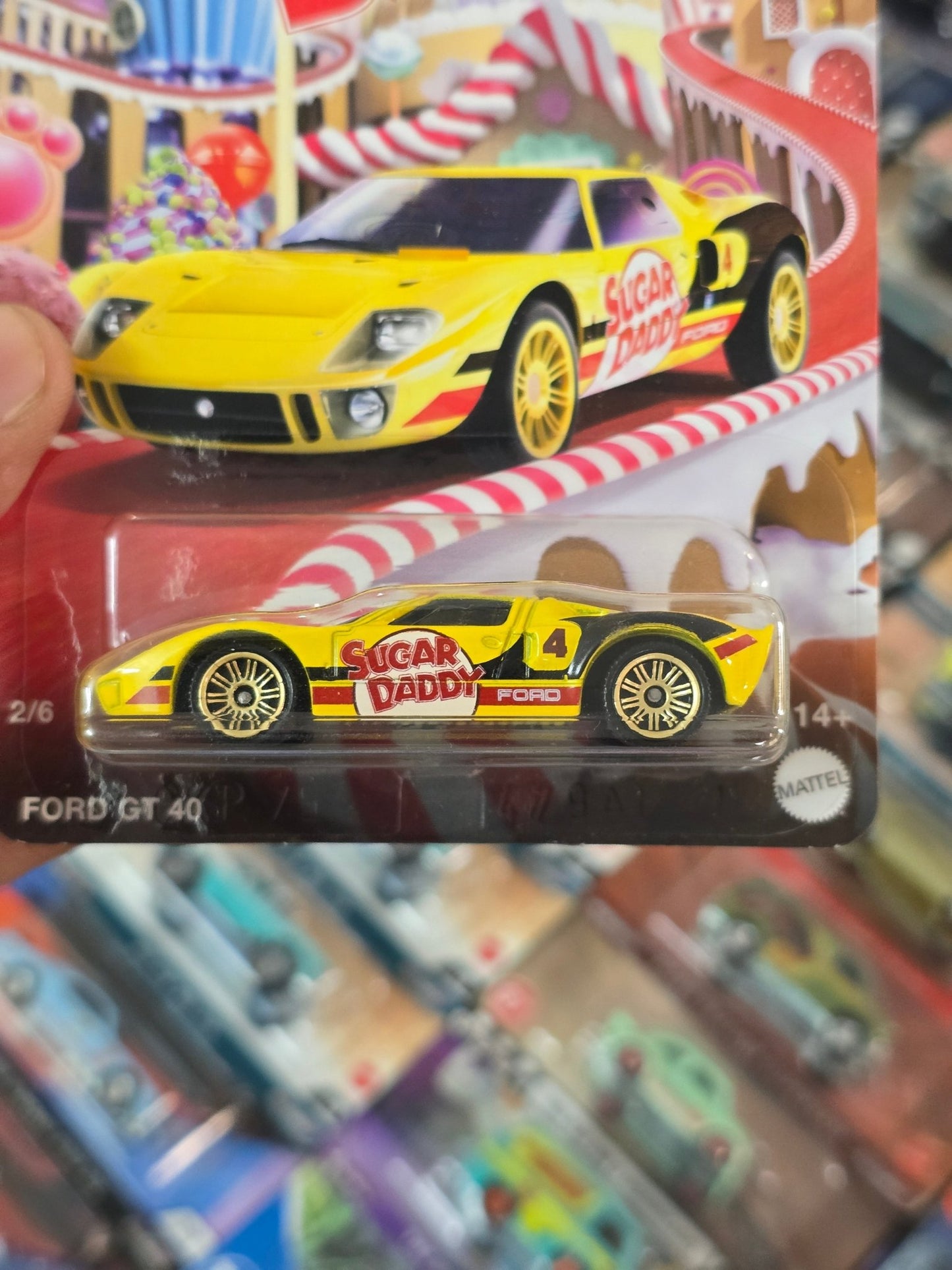 Matchbox Ford GT 40 Sugar Daddy Edition (Imported) - Kinder Logs