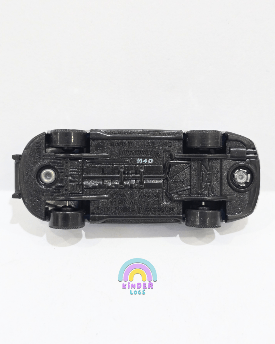 Matchbox Ford Police Interceptor (Uncarded) - Kinder Logs