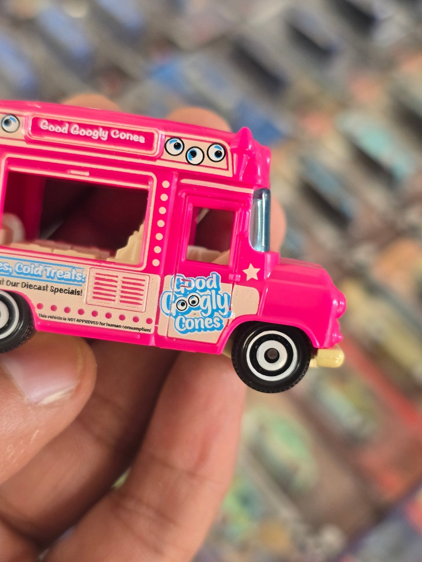 Matchbox Ice Cream Van - Pink (Uncarded) - Kinder Logs