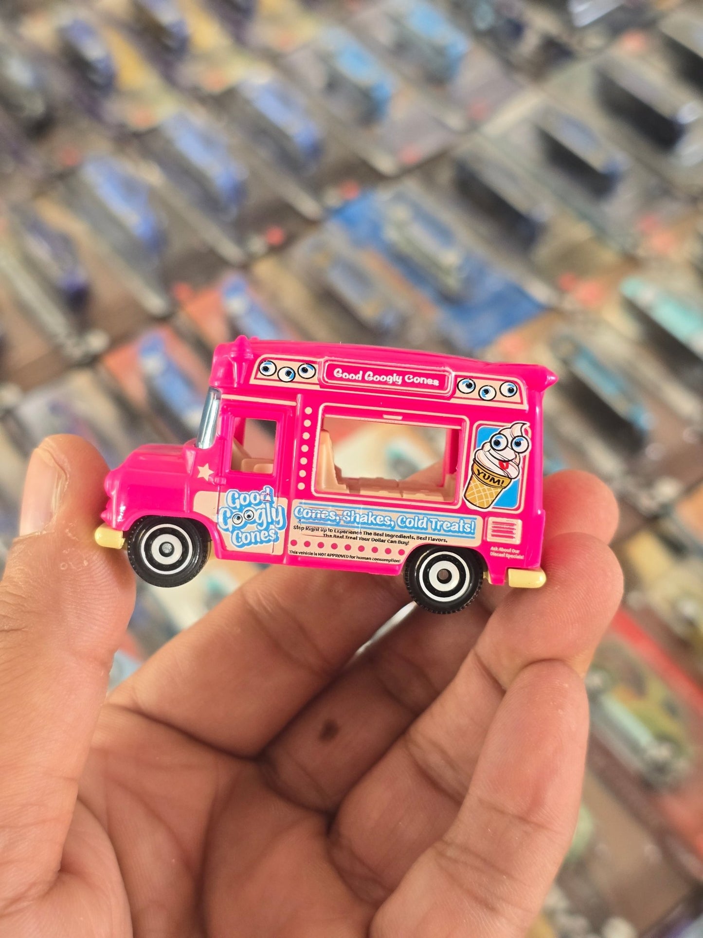 Matchbox Ice Cream Van - Pink (Uncarded) - Kinder Logs