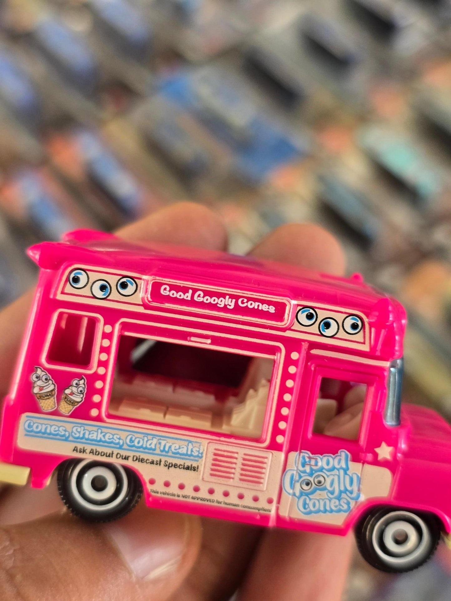 Matchbox Ice Cream Van - Pink (Uncarded) - Kinder Logs