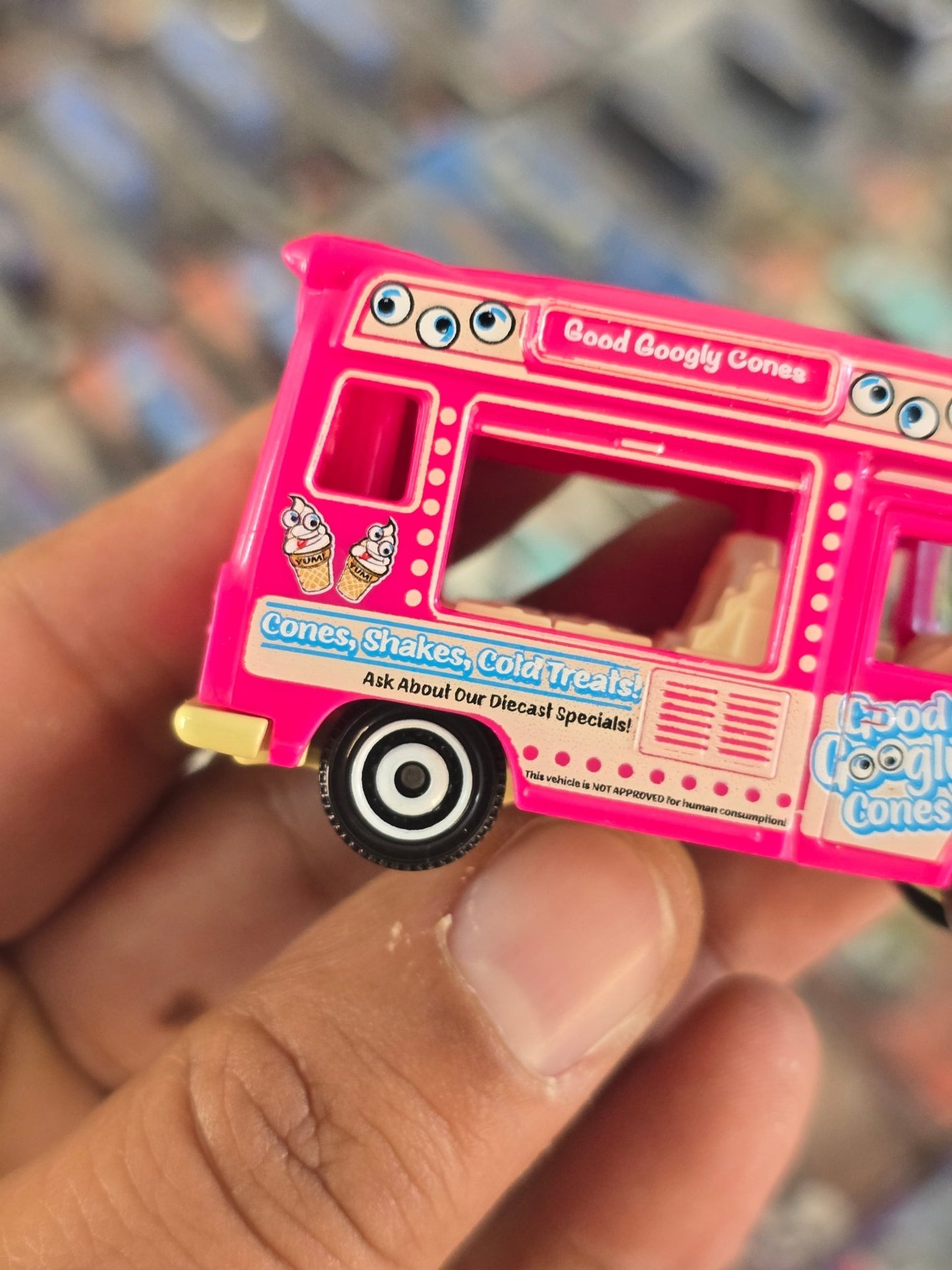 Matchbox Ice Cream Van - Pink (Uncarded) - Kinder Logs