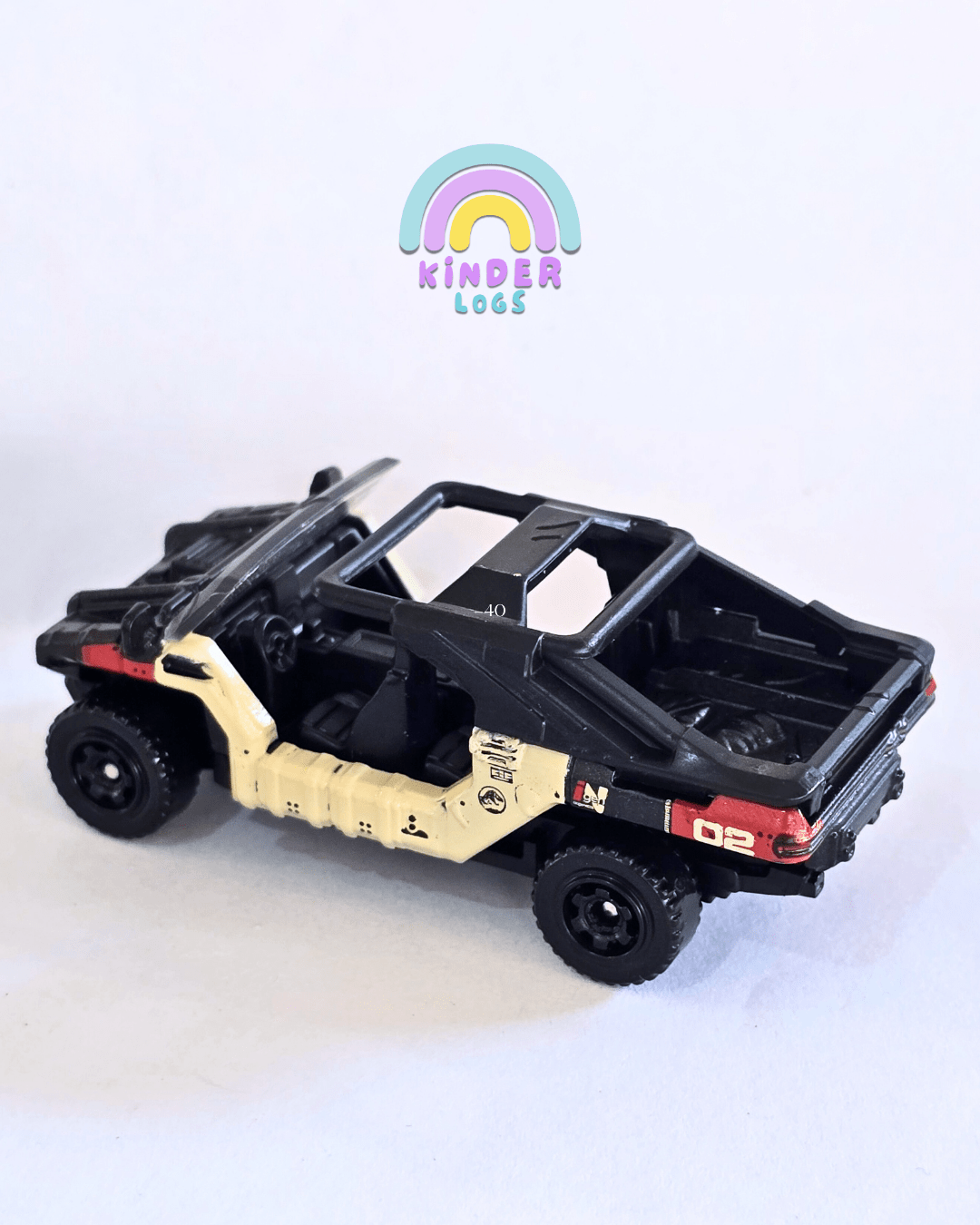 Matchbox InGen Vehicle - Jurassic World Rebirth - Beige (Uncarded - New) - Kinder Logs