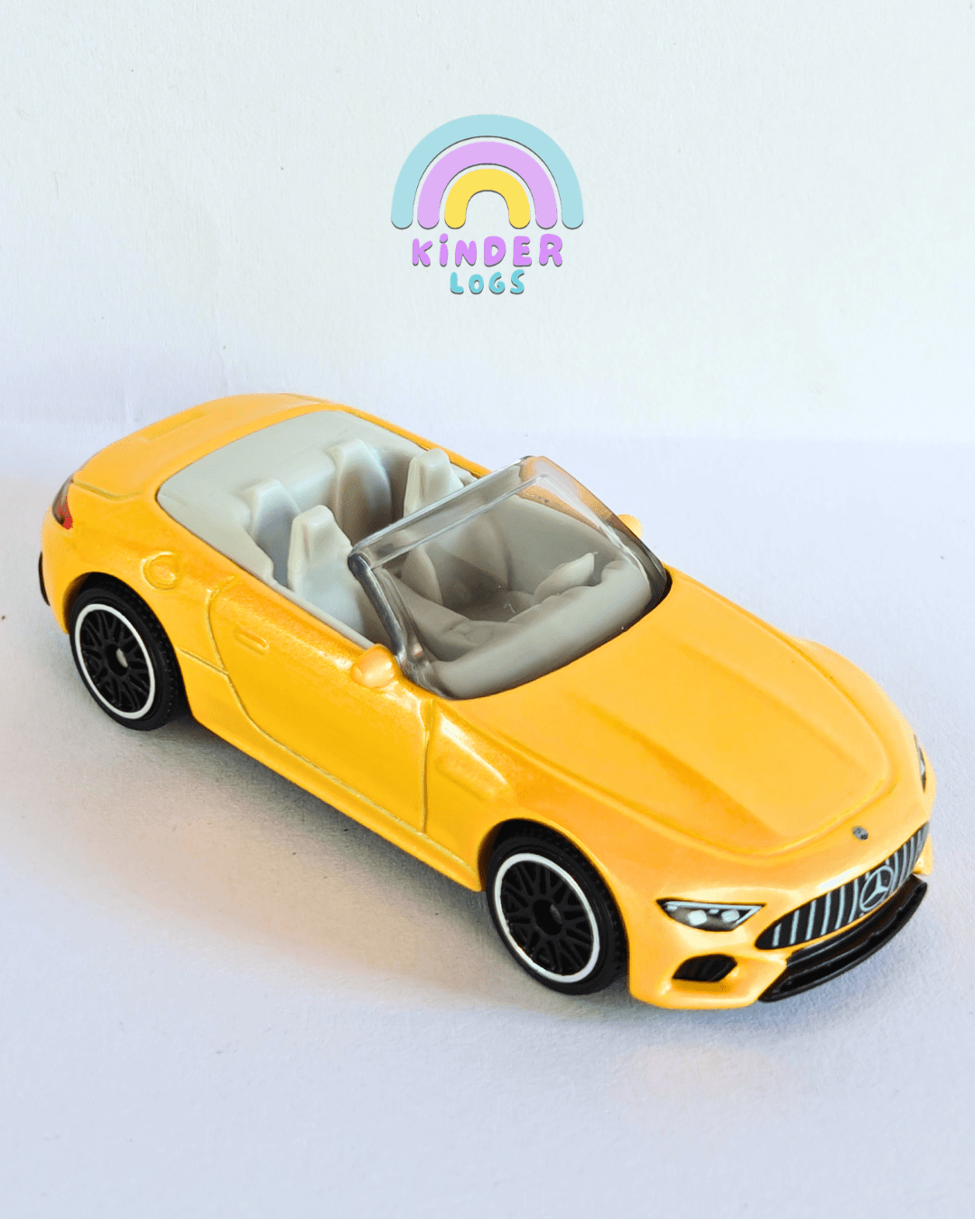 Matchbox Mercedes AMG SL 63 - Yellow (Uncarded - New) - Kinder Logs