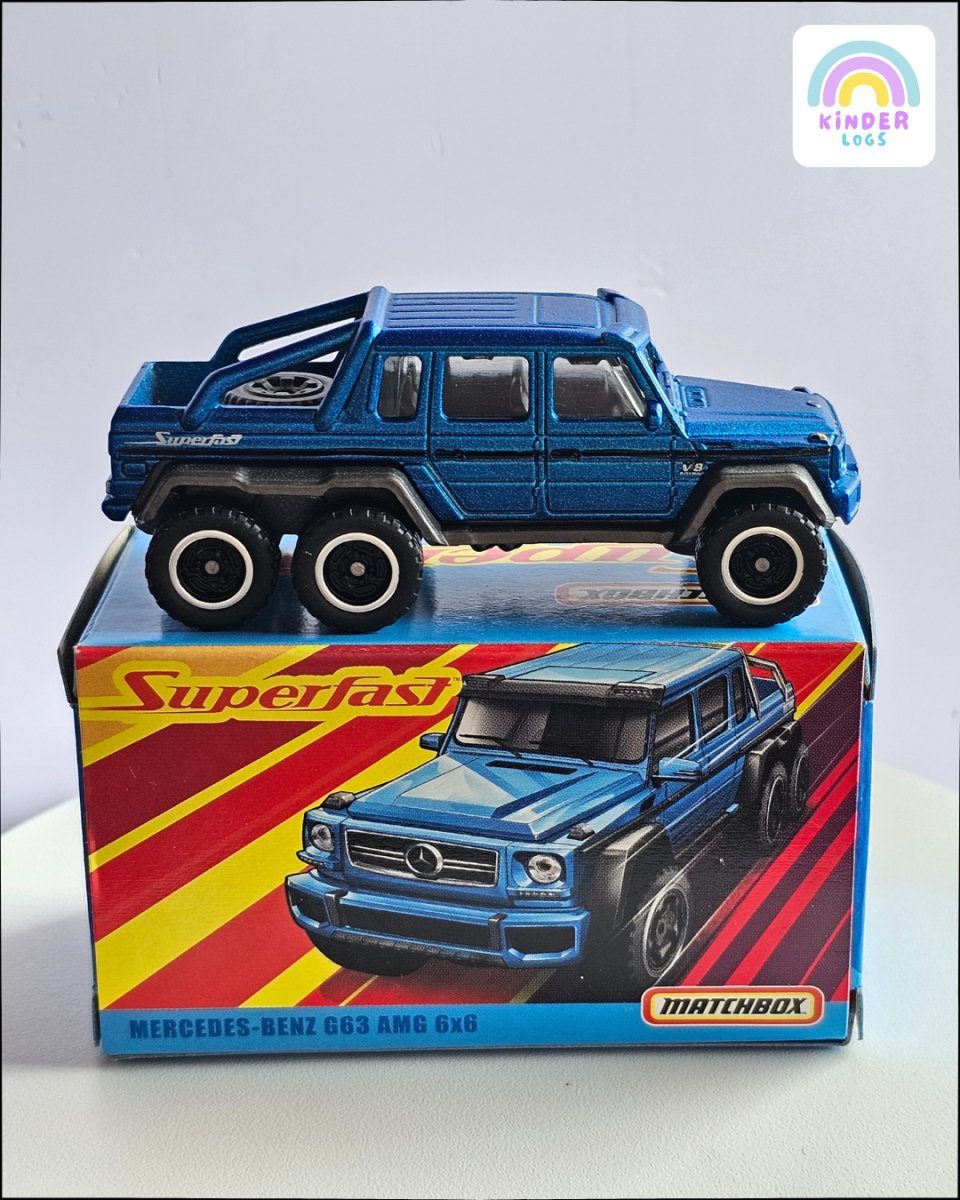 Matchbox Mercedes - Benz G63 AMG 6X6 (Uncarded) - Kinder Logs