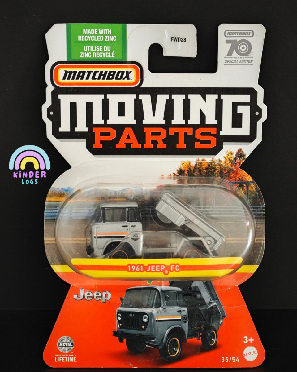 Matchbox Moving Parts 1961 Jeep FC - Kinder Logs